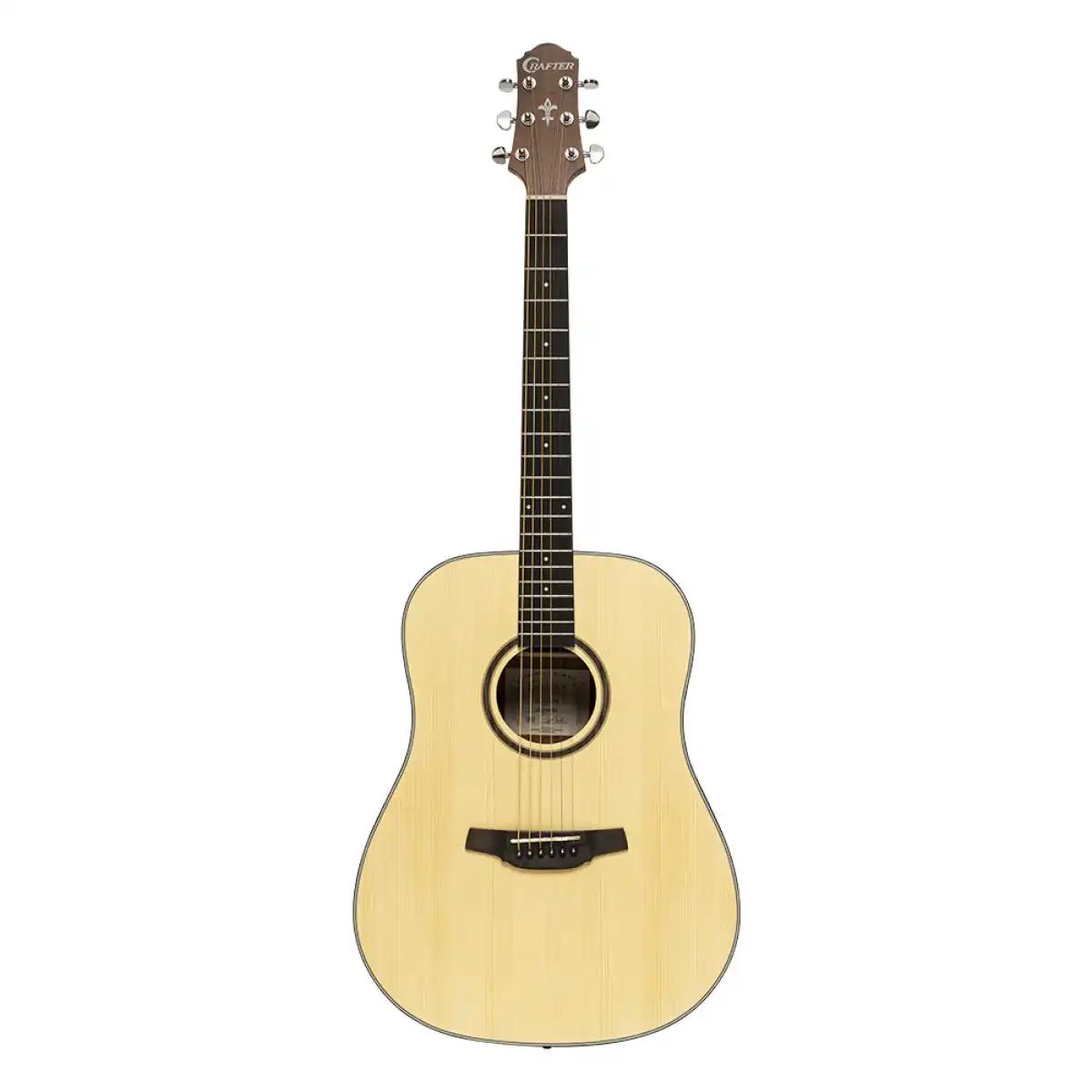 Crafter HD100-N Silver Series 100 Dreadnought Acoustic Guitar - Image 3