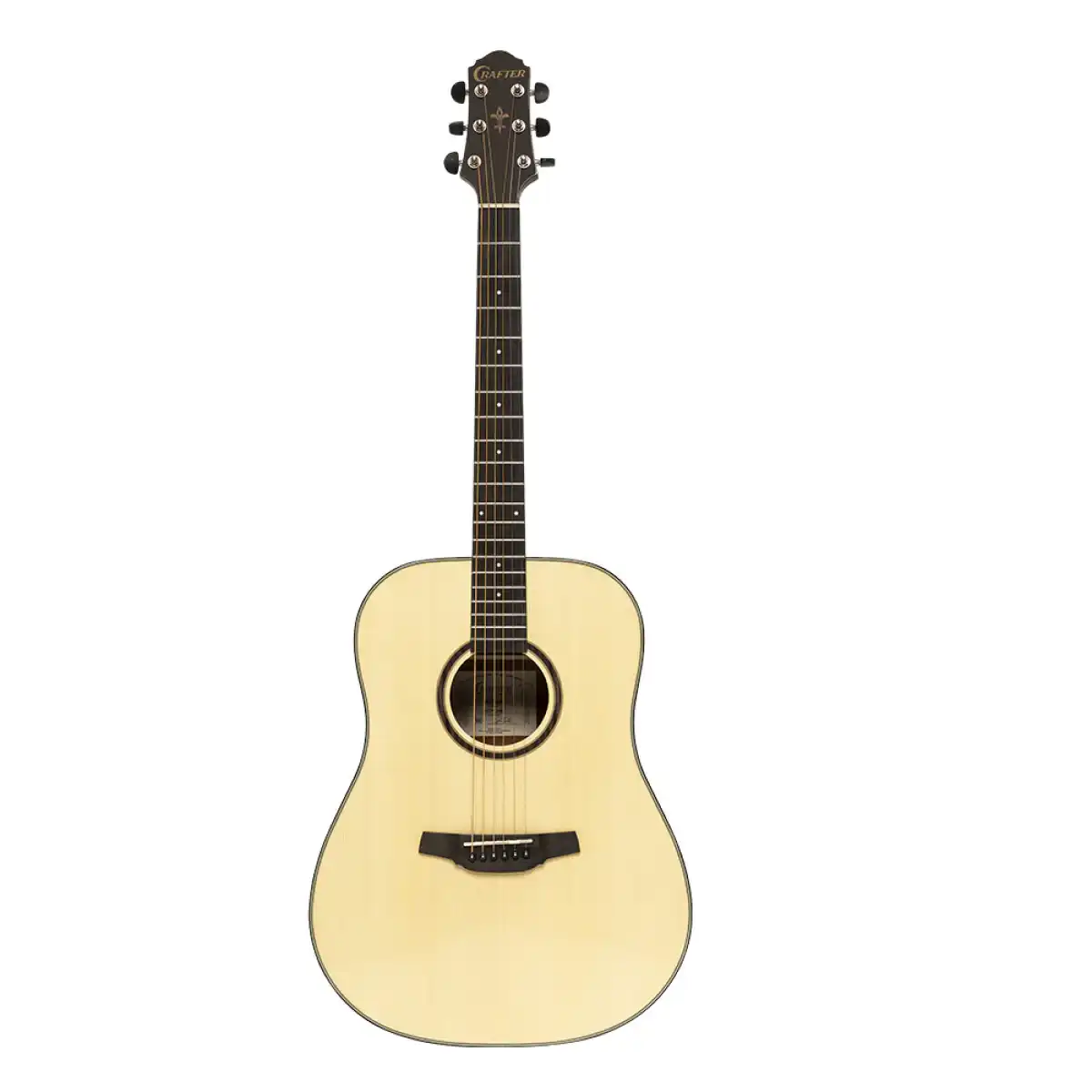 Crafter HD250-N Silver Series 250 Dreadnought Acoustic Guitar - Image 3