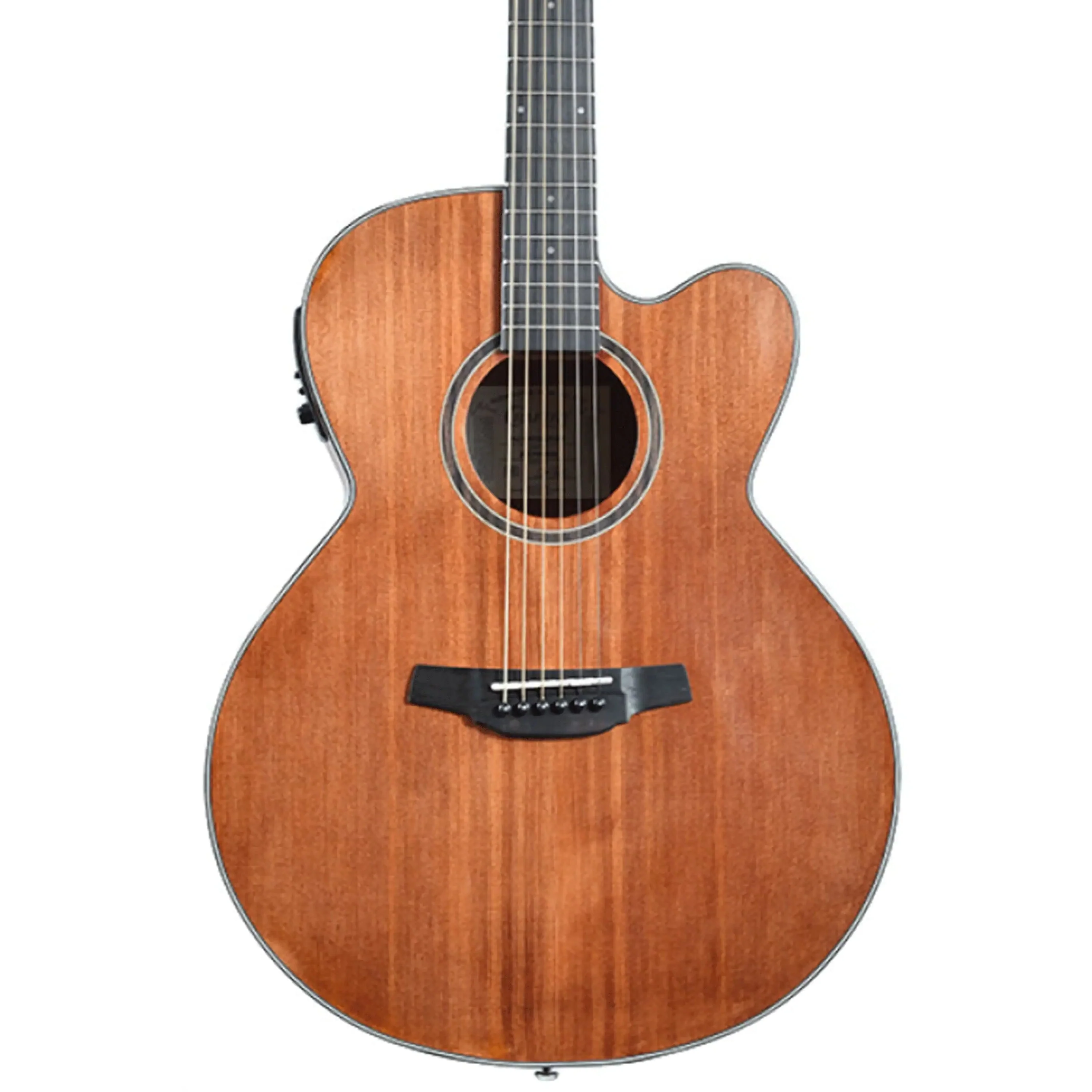 Crafter HJ100-CE-BR Jumbo Cutaway Acoustic-Electric Guitar - Brown