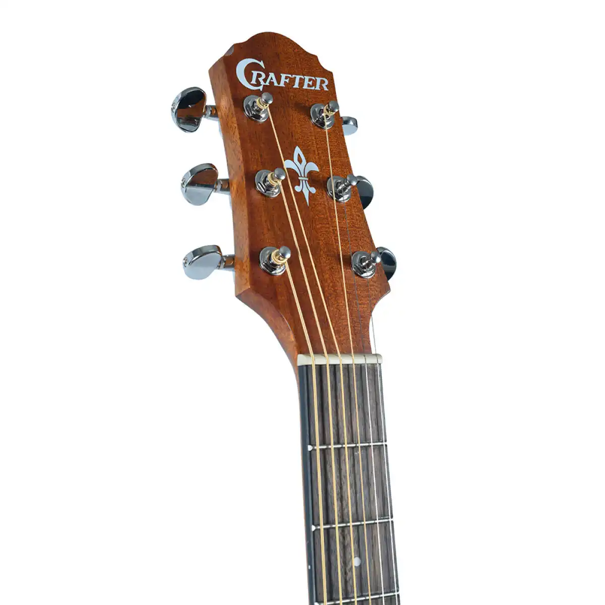 Crafter HJ100-N Silver Series 100 Jumbo Acoustic Guitar - Image 6