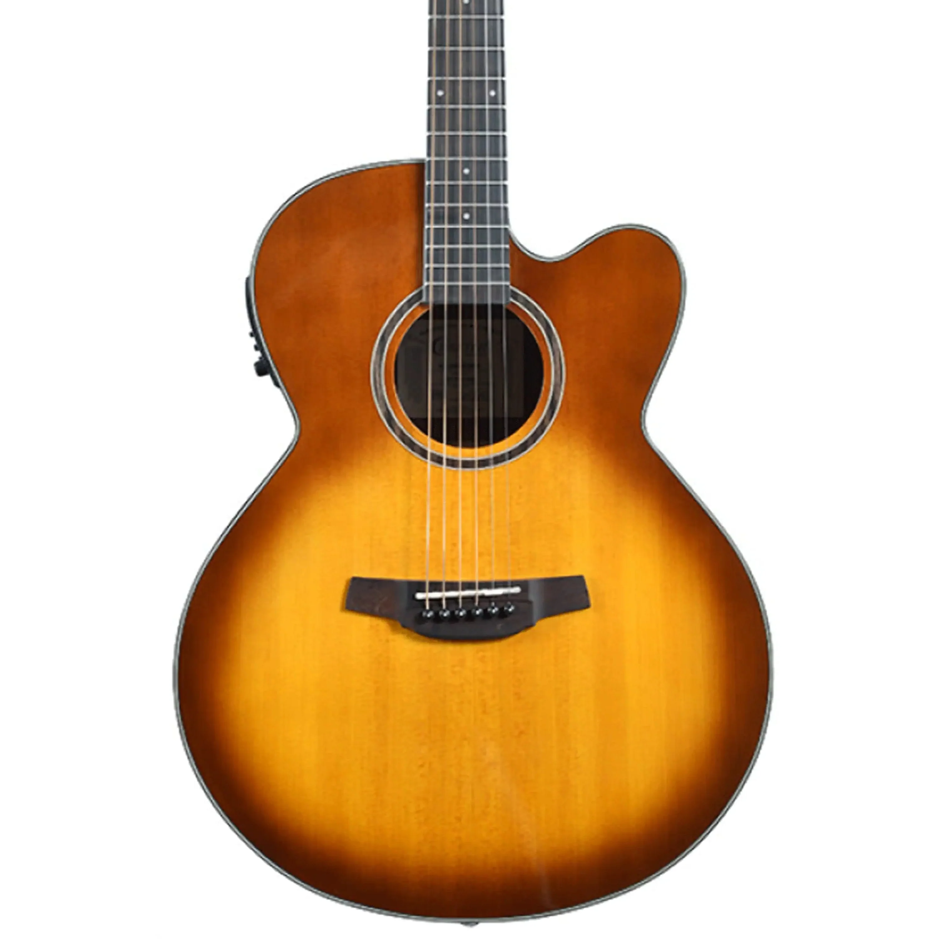 Crafter HJ250-CE-BRS Jumbo Cutaway Acoustic-Electric Guitar - Brown Sunburst