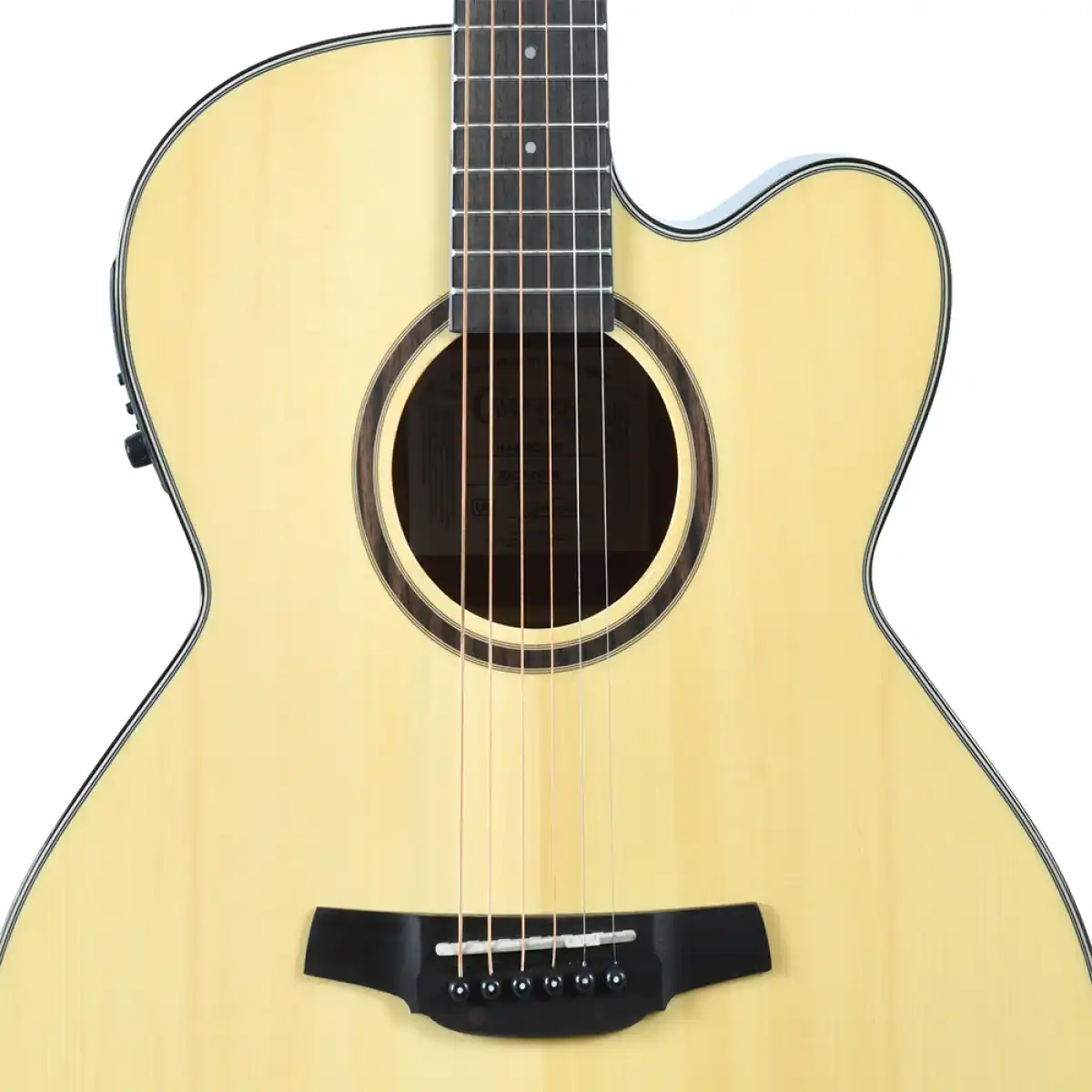 Crafter HJ250-CE-N Jumbo Cutaway Acoustic-Electric Guitar - Image 5