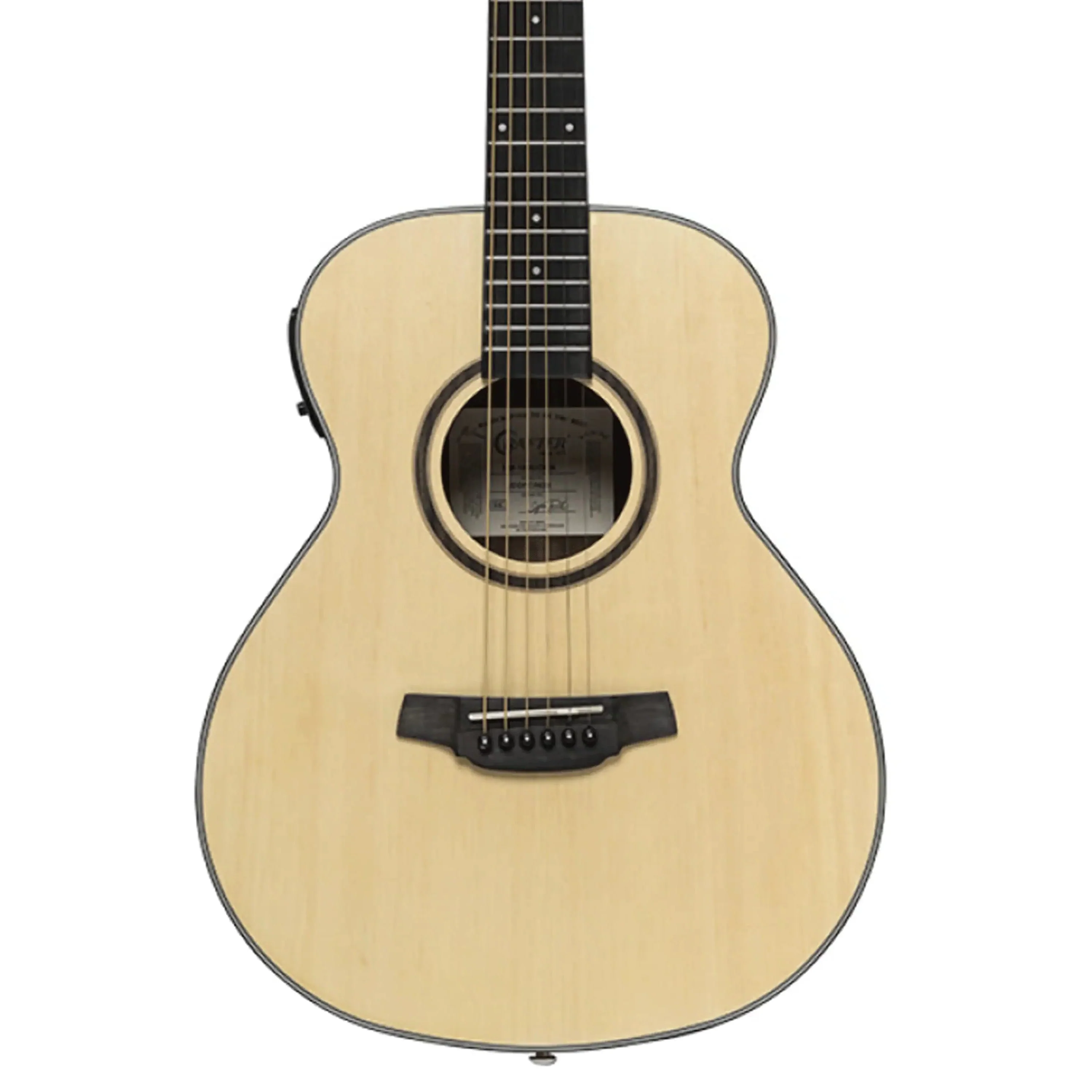Crafter HM100E-N Silver Series 100 Mini Acoustic-Electric Guitar