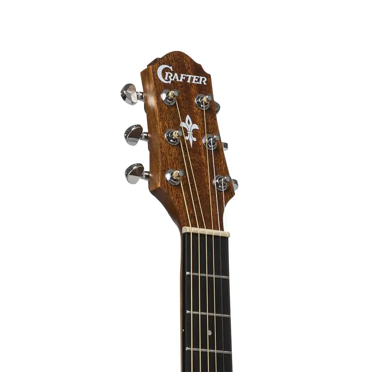 Crafter HM100E-N Silver Series 100 Mini Acoustic-Electric Guitar - Image 8
