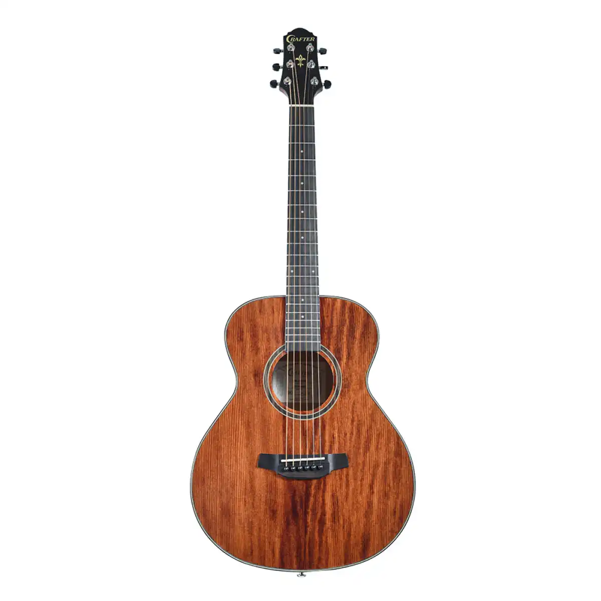 Crafter HM250-BR Silver Series 250 Mini 3/4 Acoustic Guitar - Brown - Image 3