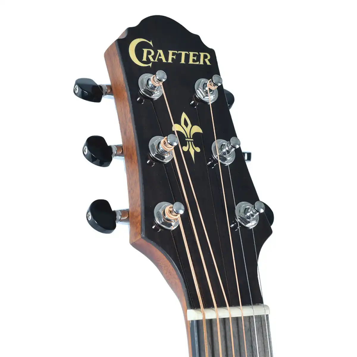 Crafter HM250-BR Silver Series 250 Mini 3/4 Acoustic Guitar - Brown - Image 5