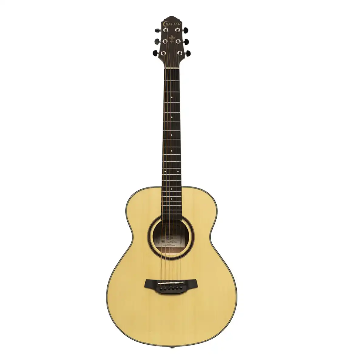 Crafter HM250-N Silver Series 250 Mini 3/4 Acoustic Guitar - Image 3
