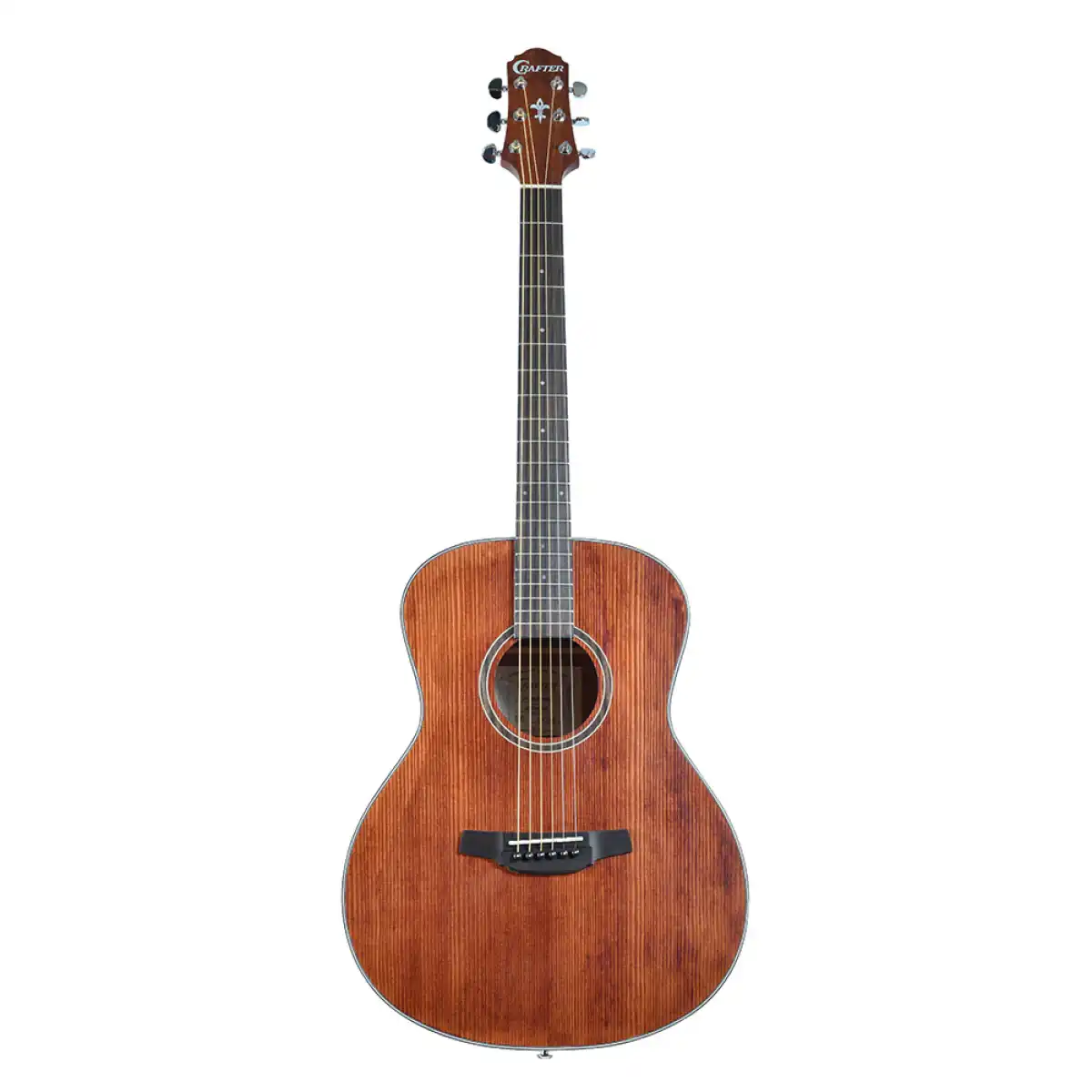 Crafter HT100-BR Silver Series 100 Orchestra Acoustic Guitar - Brown - Image 3