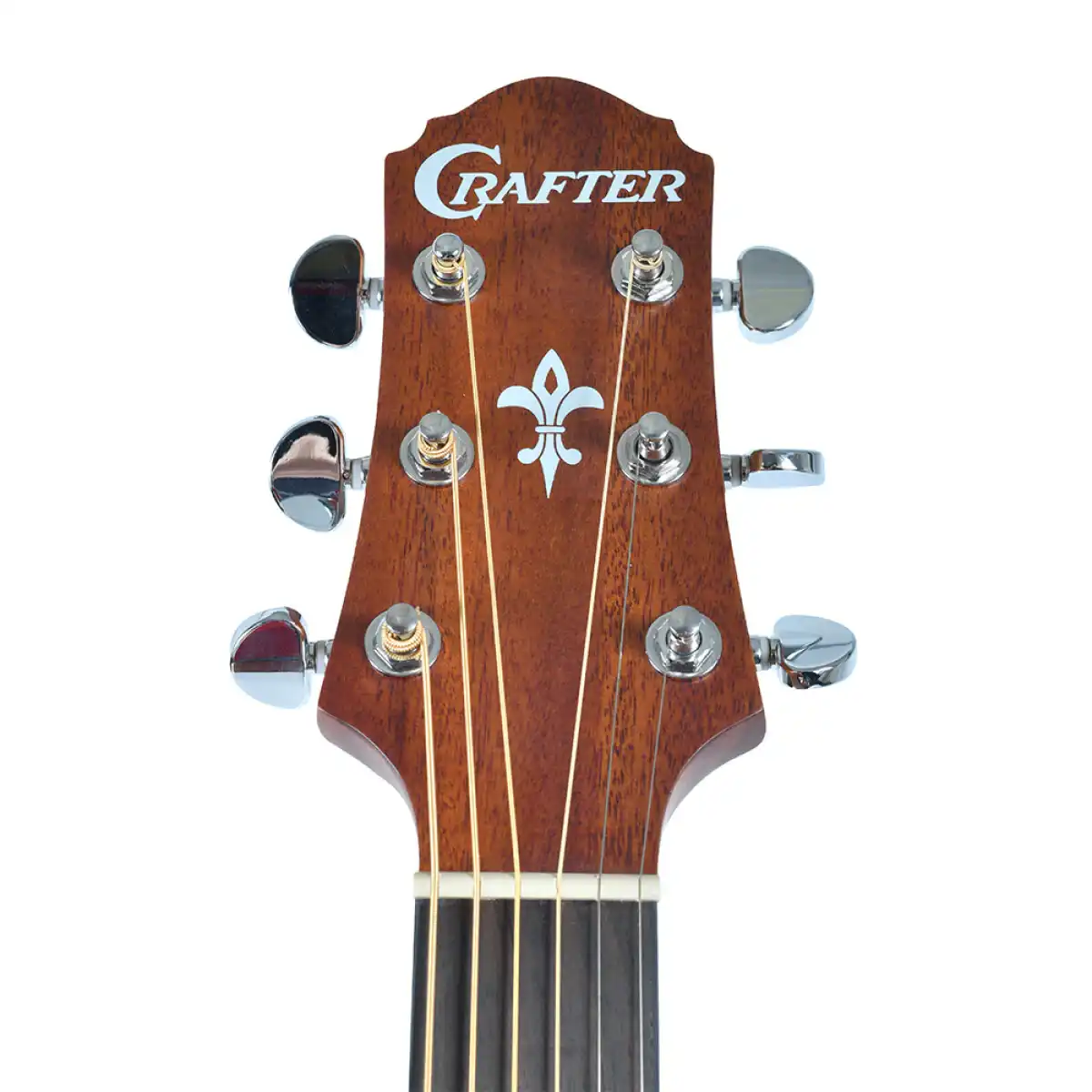 Crafter HT100-BR Silver Series 100 Orchestra Acoustic Guitar - Brown - Image 5
