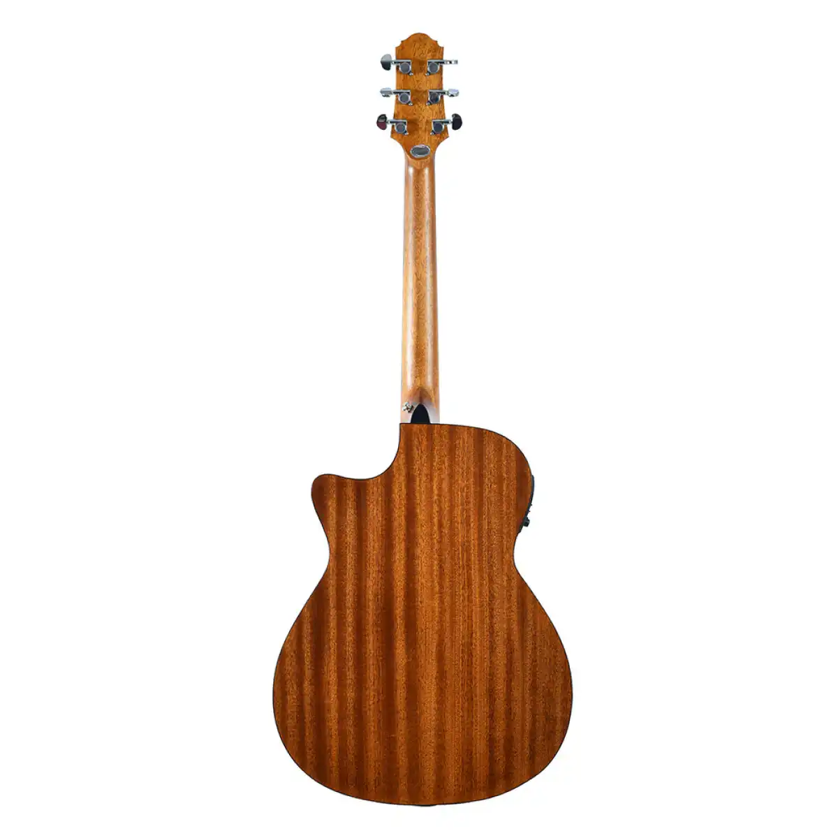 Crafter HT100-CE-BR Silver Series 100 Orchestra Cutaway Acoustic-Electric Guitar - Brown - Image 4