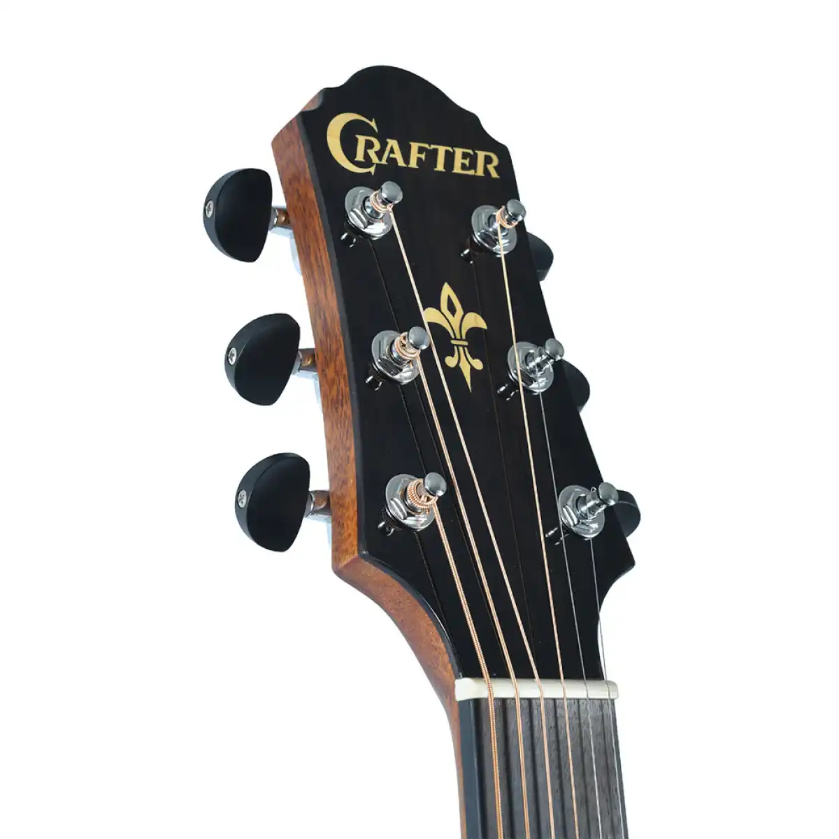 Crafter HT250-BR Silver Series 250 Orchestra Acoustic Guitar - Brown - Image 5