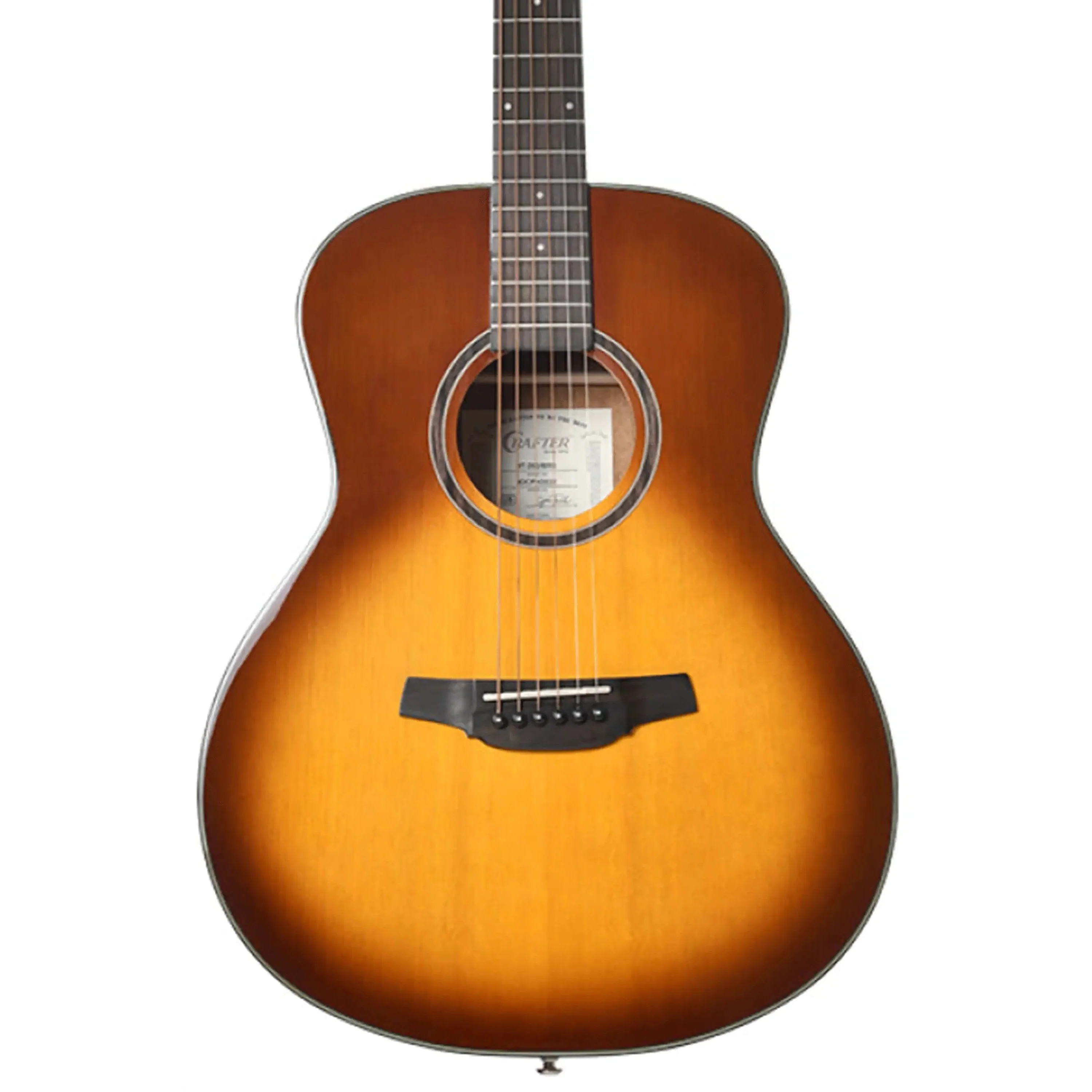 Crafter HT250-BRS Silver Series 250 Orchestra Acoustic Guitar - Brown Sunburst