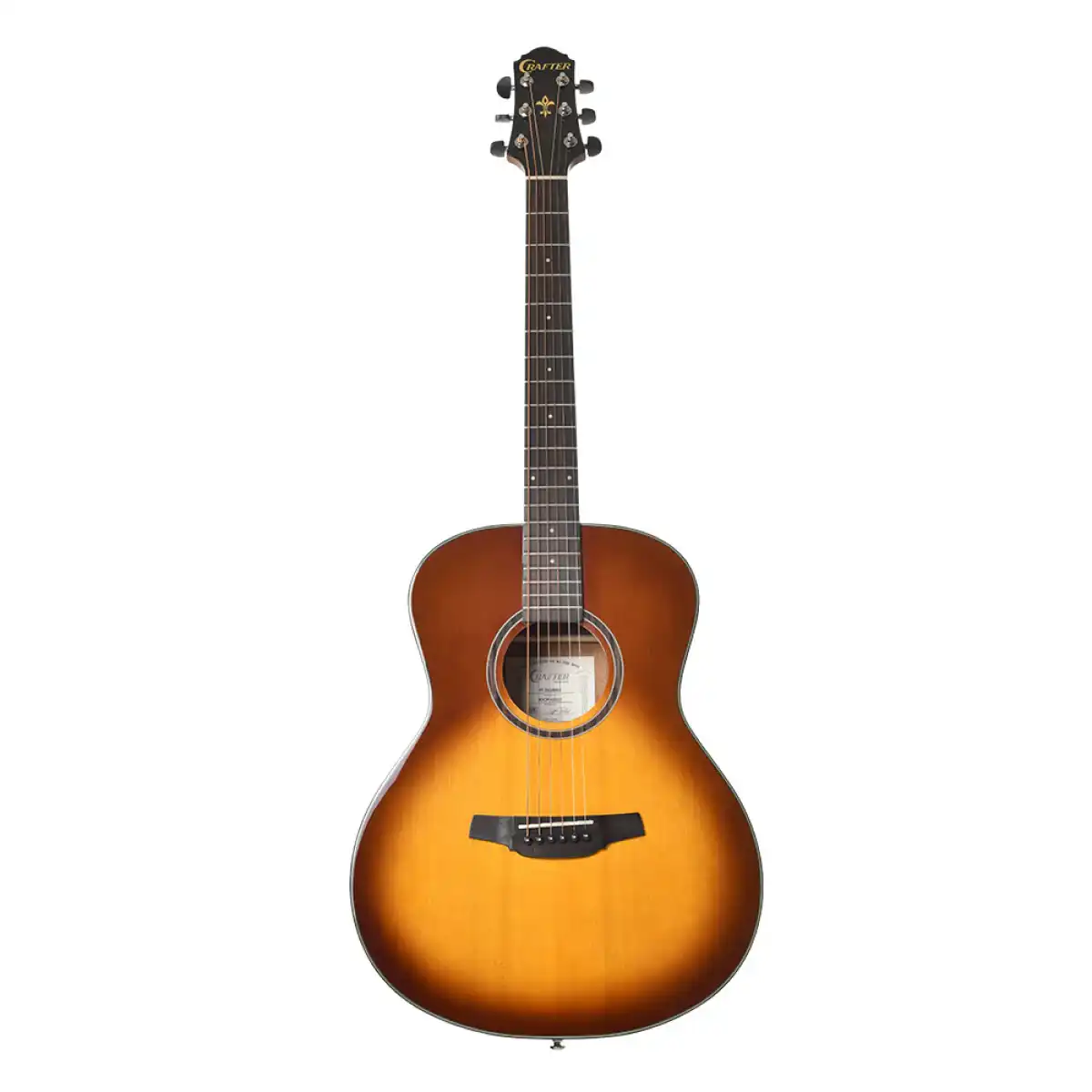 Crafter HT250-BRS Silver Series 250 Orchestra Acoustic Guitar - Brown Sunburst - Image 3