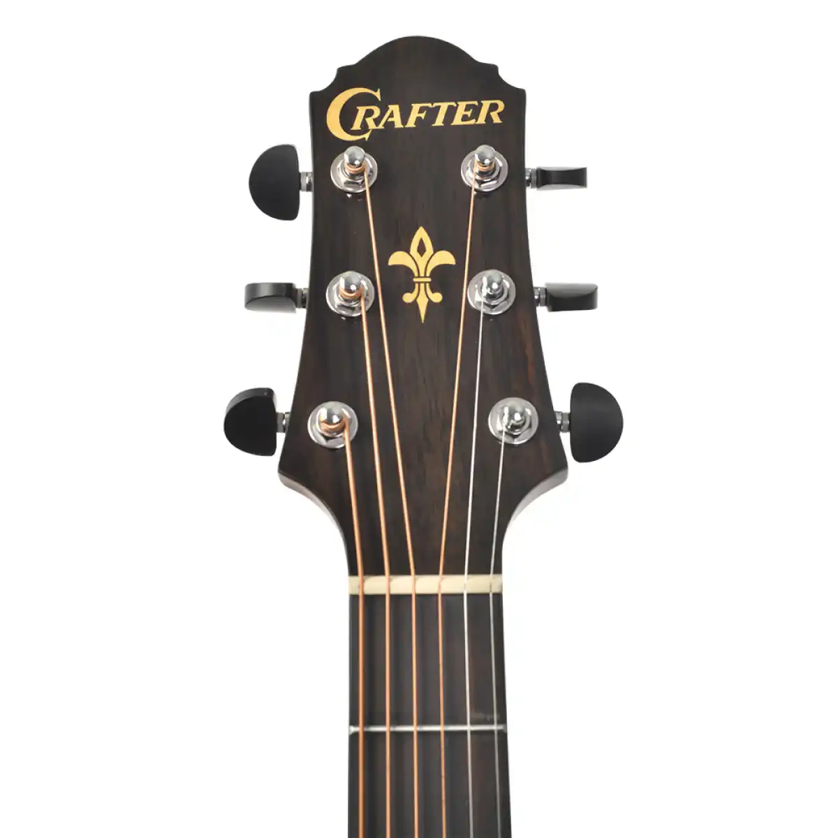 Crafter HT250-CE-BRS Silver Series 250 Orchestra Cutaway Acoustic-Electric Guitar - Brown Sunburst - Image 6