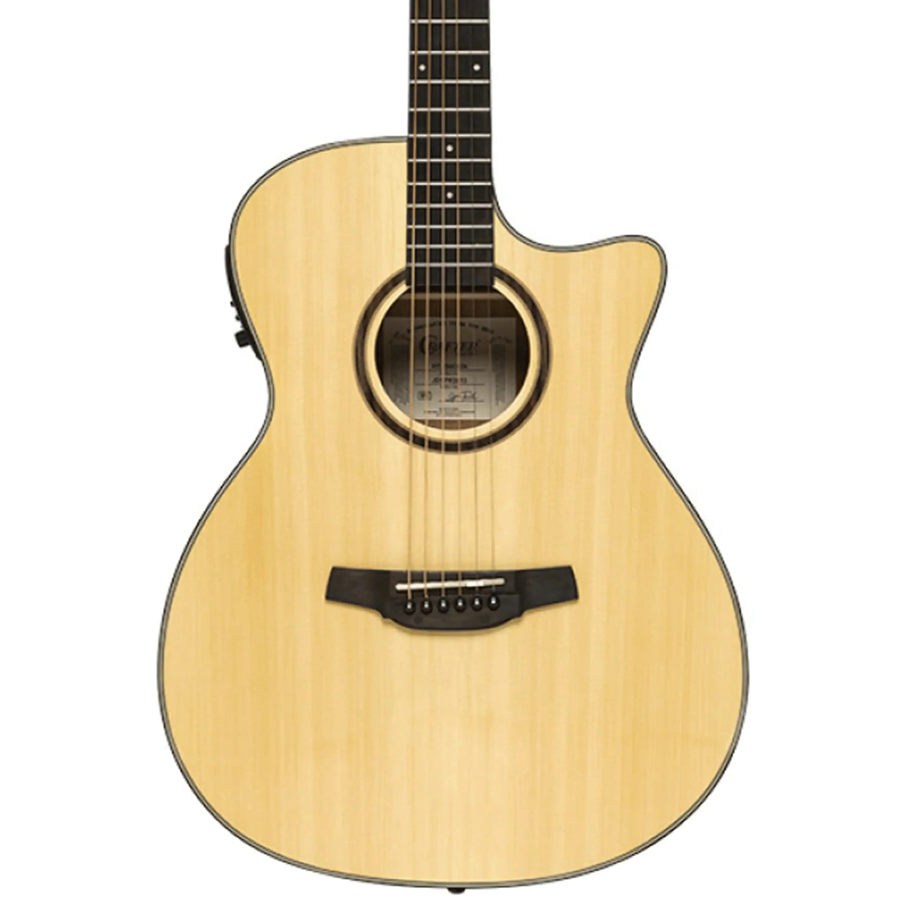 Crafter HT250-CE-N Silver Series 250 Orchestra Cutaway Acoustic-Electric Guitar