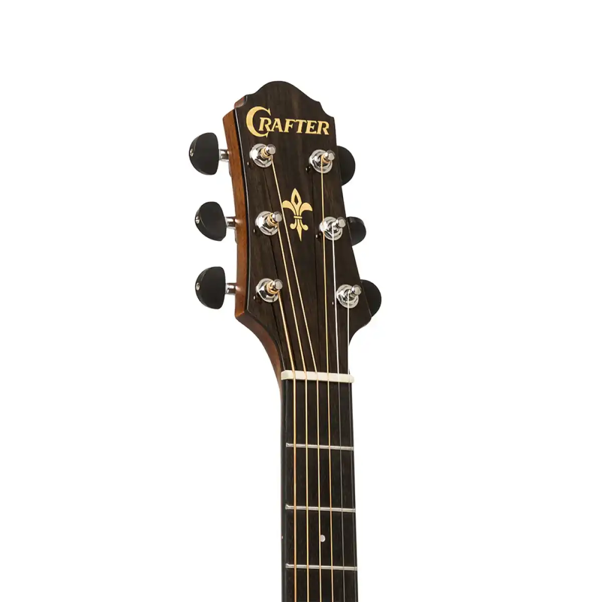 Crafter HT250-CE-N Silver Series 250 Orchestra Cutaway Acoustic-Electric Guitar - Image 7