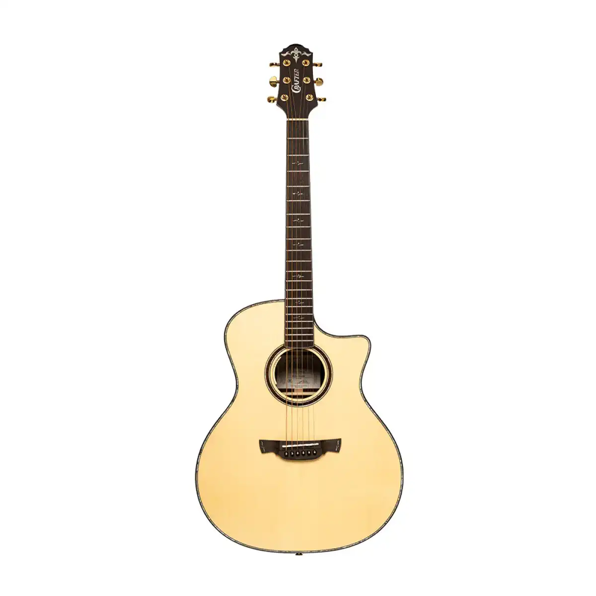 Crafter LX G-1000CE Cutaway Grand Auditorium Acoustic-Electric Guitar - Image 3