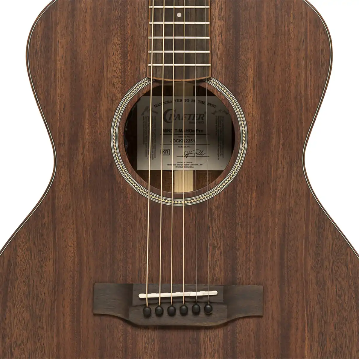Crafter MIND T-MAHO Orchestra Acoustic-Electric Guitar - Image 5
