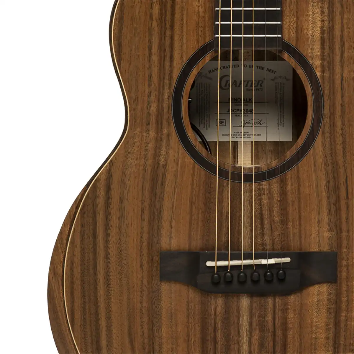 Crafter MINO ALK Mino Shape Acoustic-Electric Guitar - Image 5