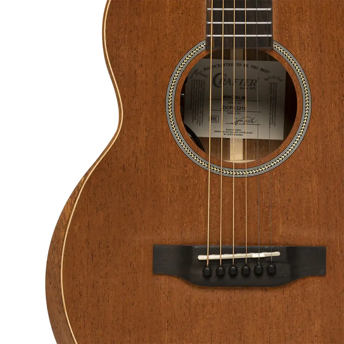 Crafter MINO ALM Mino Shape Acoustic-Electric Guitar - Image 5