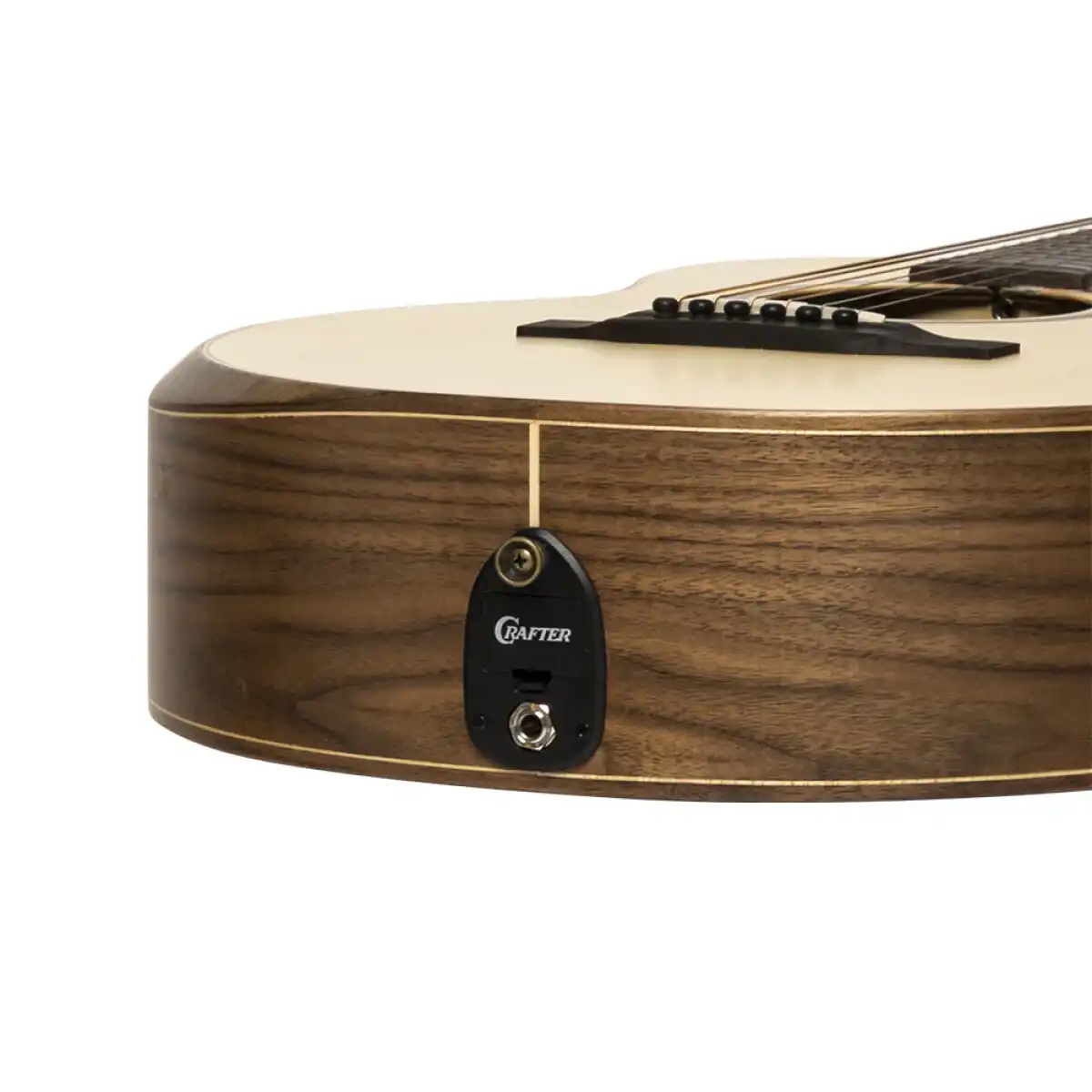 Crafter MINO BK WLN Mino Shape Acoustic-Electric Guitar - Image 6