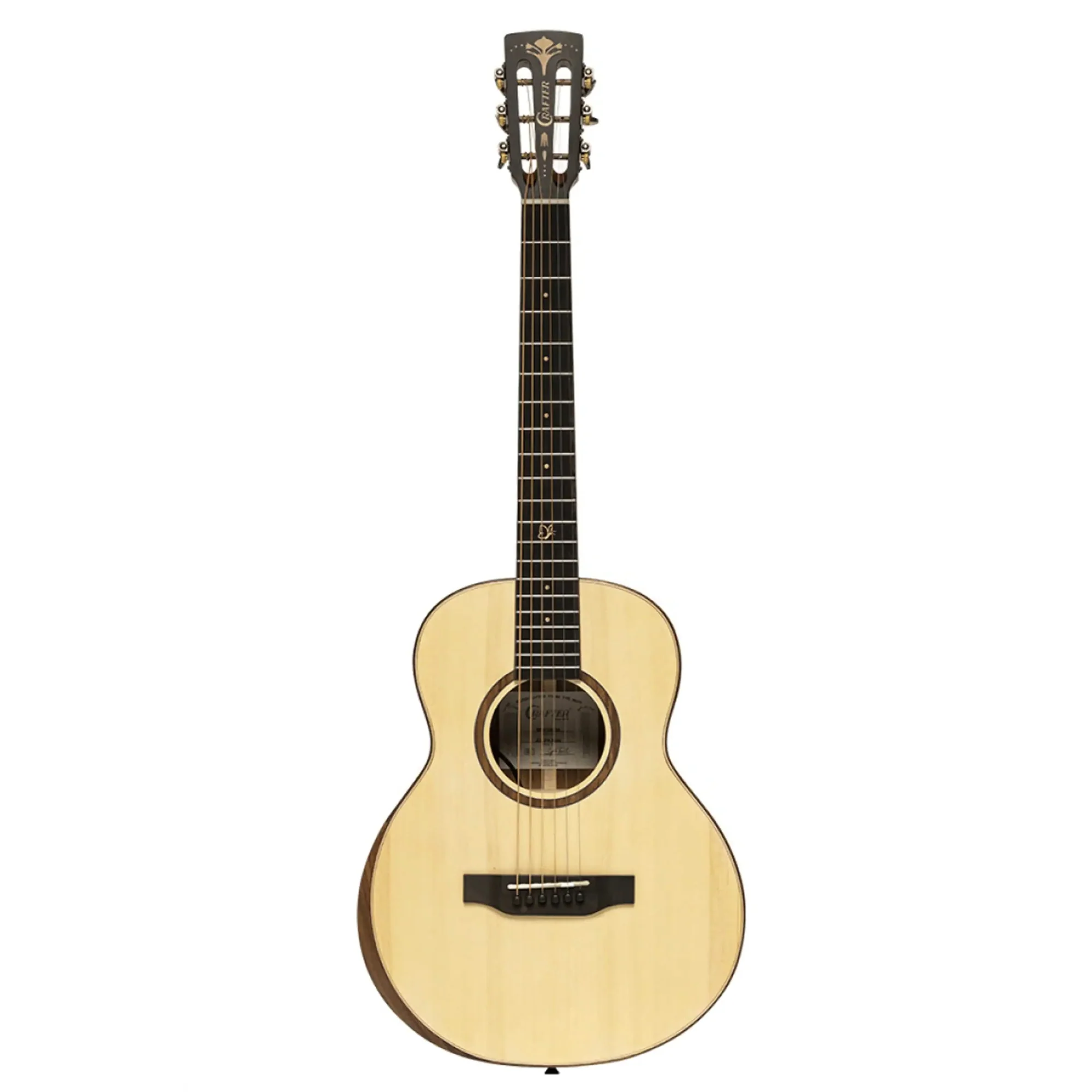 Crafter Mino Koa Acoustic-Electric Guitar - Image 4