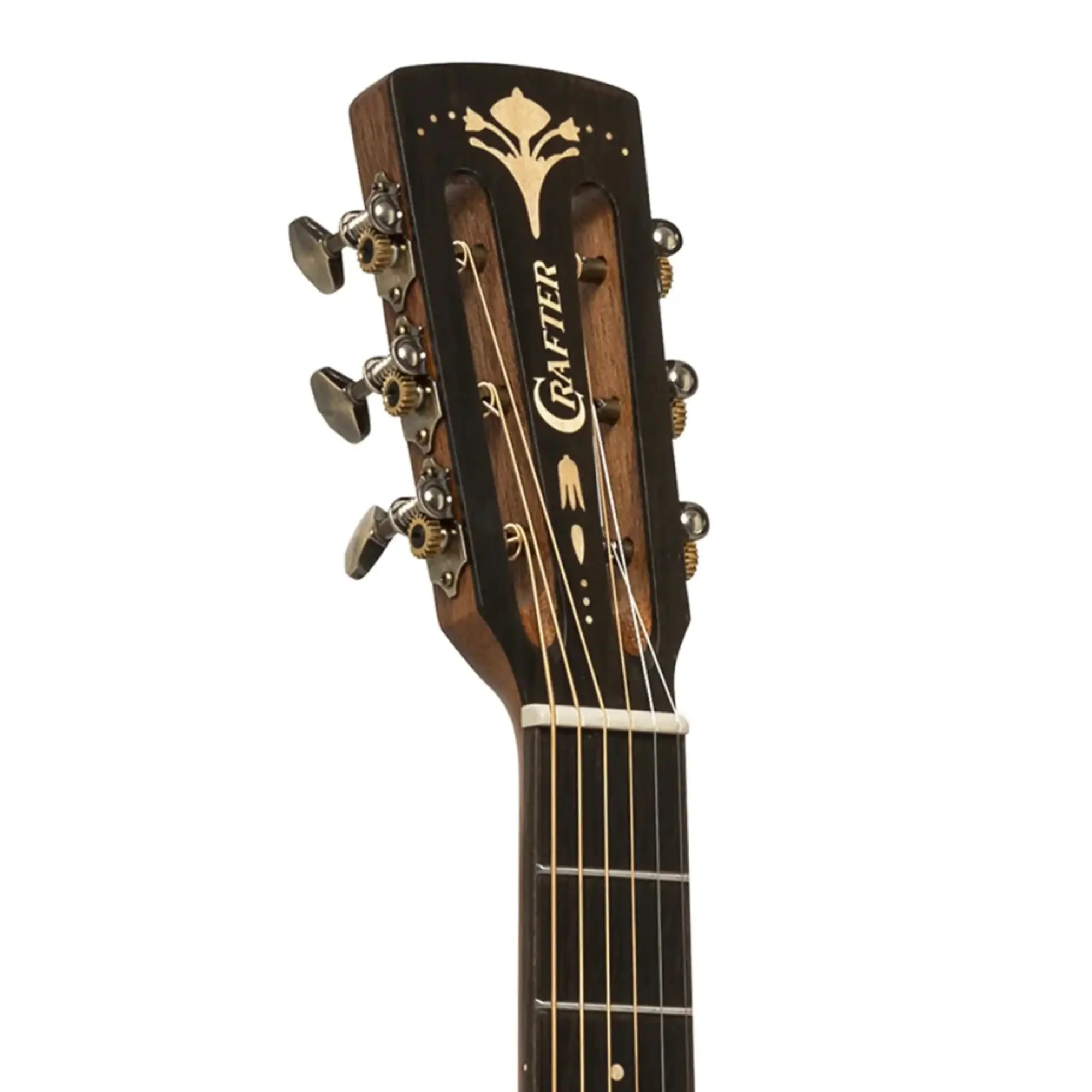Crafter Mino Koa Acoustic-Electric Guitar - Image 6