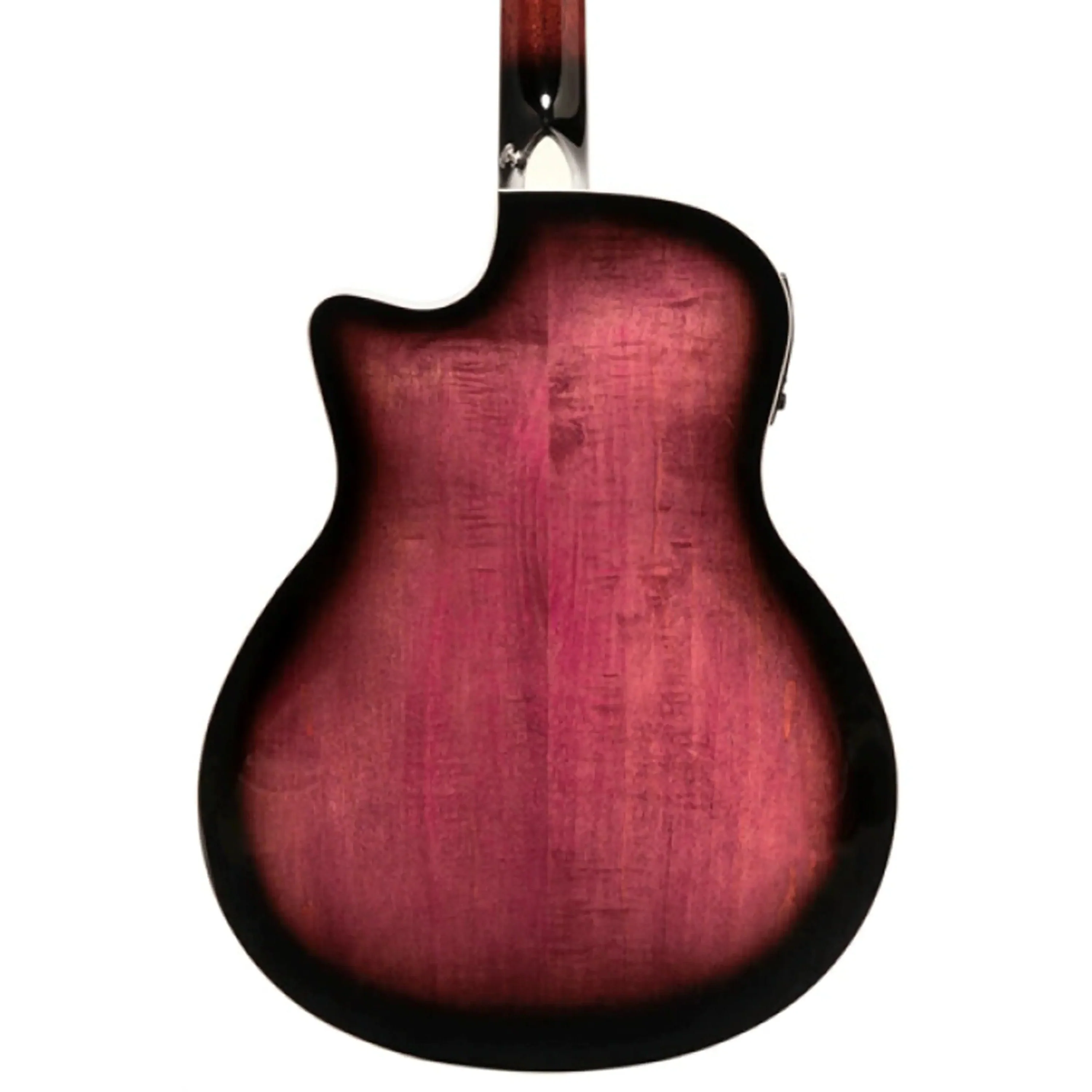 Crafter NOBLE TPS Small Jumbo Acoustic-Electric Guitar - Transparent Purple Burst - Image 2