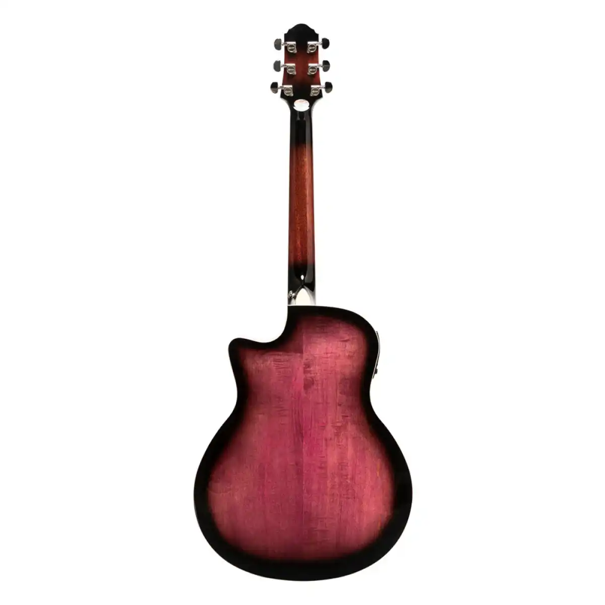 Crafter NOBLE TPS Small Jumbo Acoustic-Electric Guitar - Transparent Purple Burst - Image 4