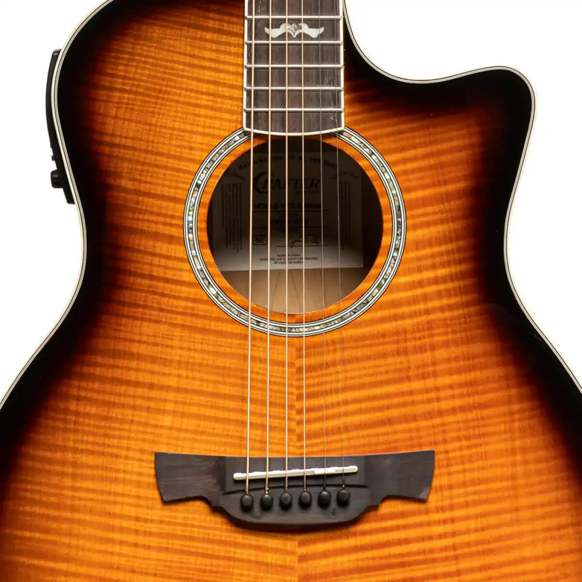 Crafter NOBLE VTG Small Jumbo Acoustic-Electric Guitar - Image 5