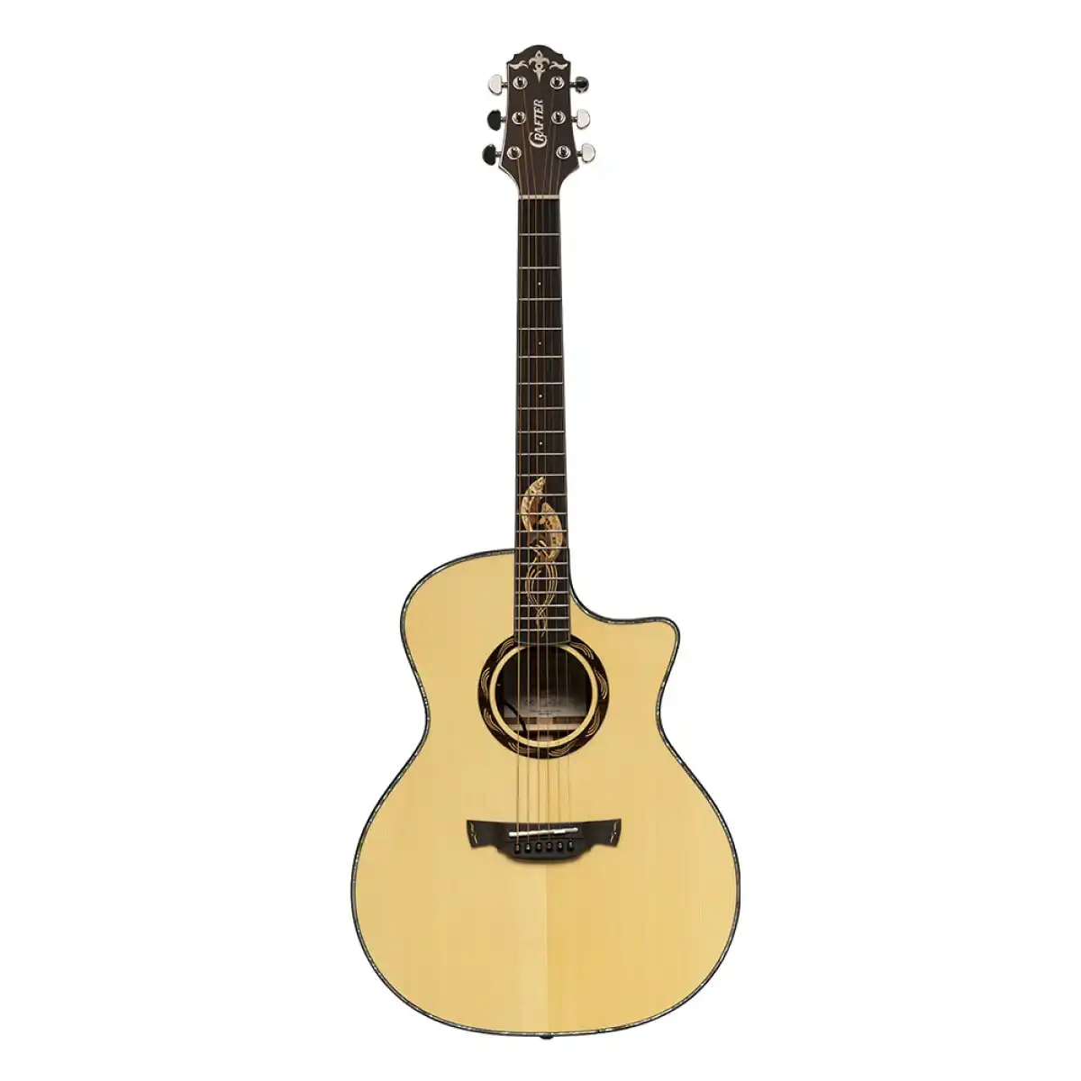 Crafter SM G-MAHO CE Anniversary Series Cutaway Grand Auditorium Acoustic-Electric Guitar - Image 3