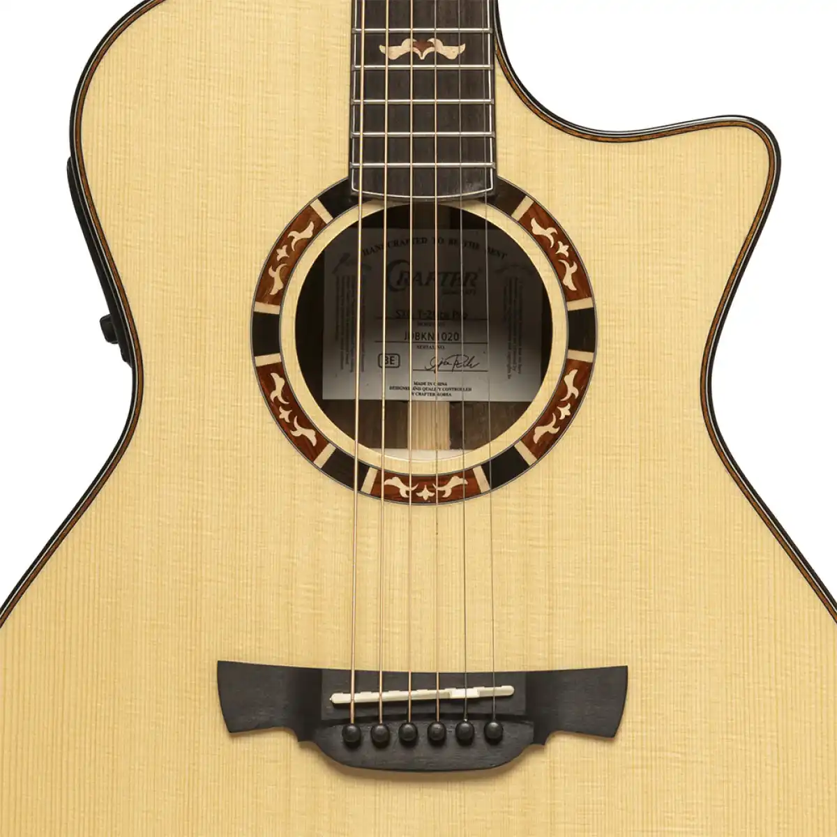 Crafter STG T20CE PRO Stage Series 20 Orchestra Acoustic-Electric Guitar - Image 5