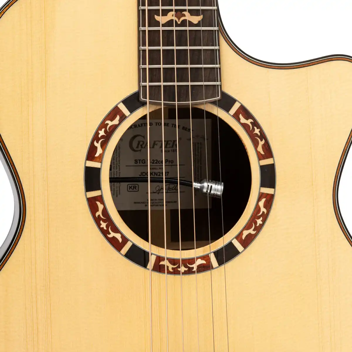 Crafter Stage Series 22 Orchestra Acoustic-Electric Guitar - Image 5