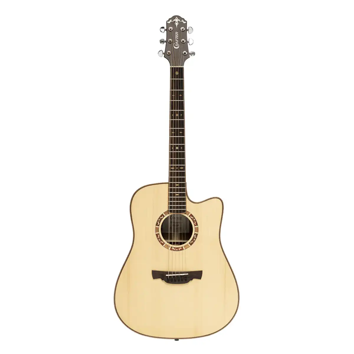 Crafter STG D16CE PRO Stage Series 16 Cutaway Dreadnought Acoustic-Electric Guitar - Image 3