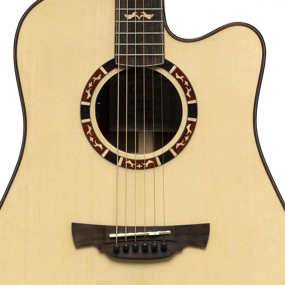 Crafter STG D22CE PRO Stage Series 22 Cutaway Dreadnought Acoustic-Electric Guitar - Image 5