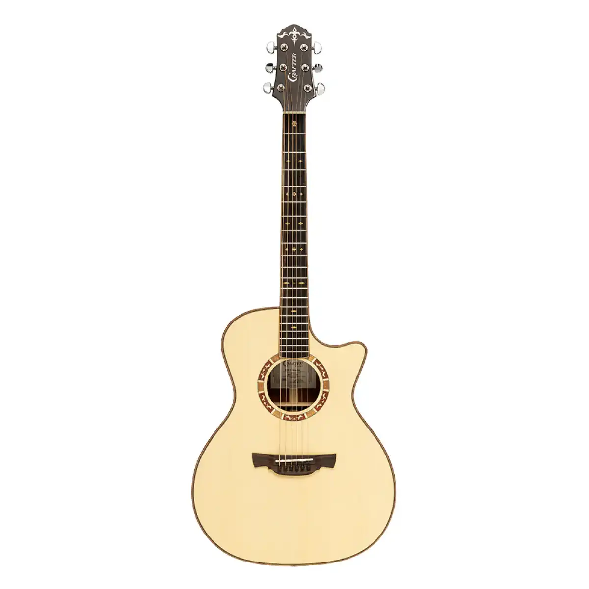 Crafter STG T16CE PRO Cutaway Orchestra Acoustic-Electric Guitar - Image 3