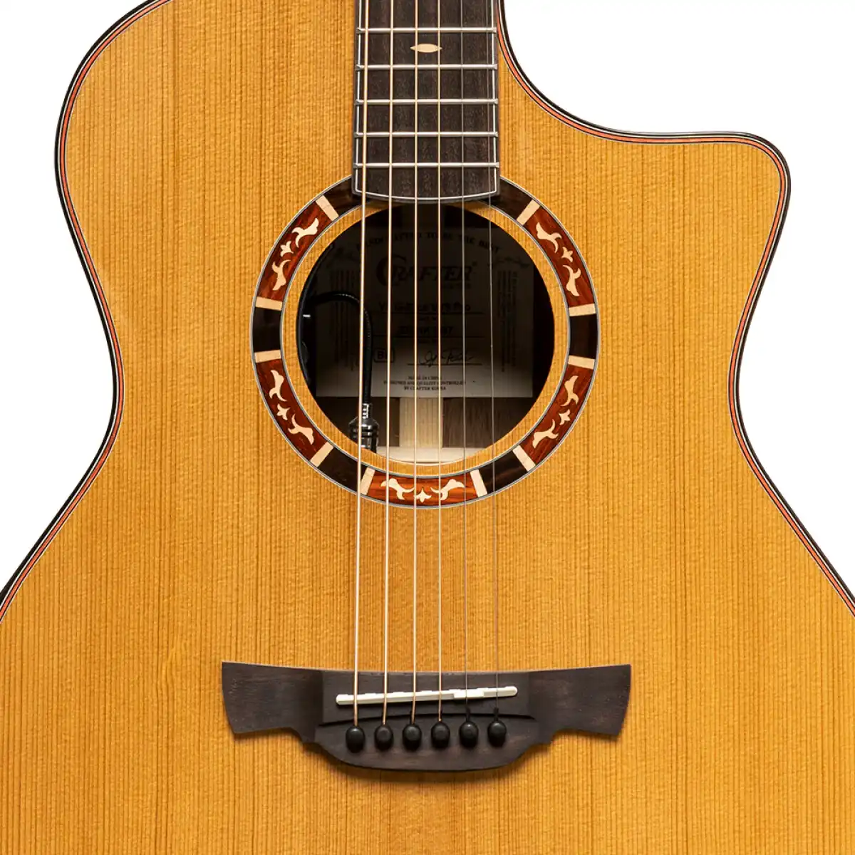 Crafter VL G22CE VL Series 22 Cutaway Grand Auditorium Acoustic-Electric Guitar - Image 5