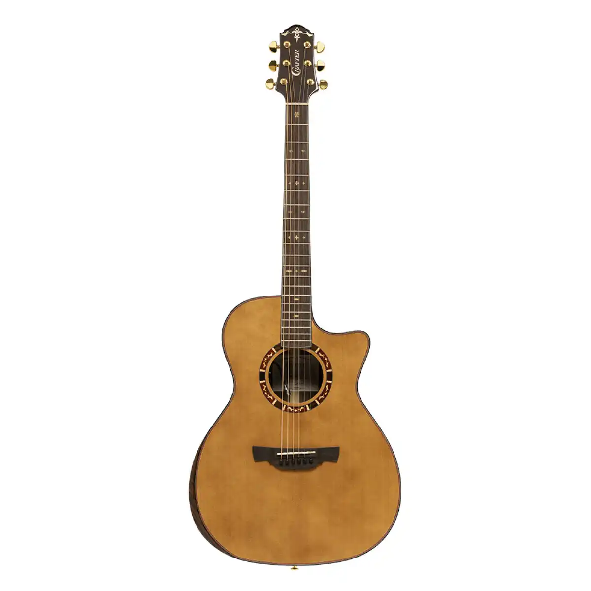 Crafter VL T22CE Orchestra Cutaway Acoustic-Electric Guitar - Image 3