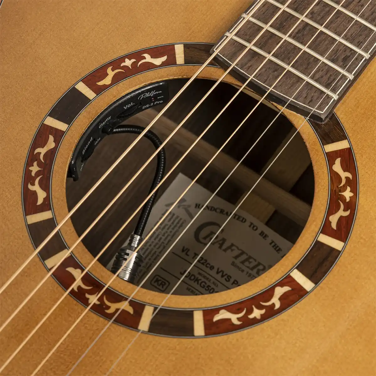 Crafter VL T22CE Orchestra Cutaway Acoustic-Electric Guitar - Image 5