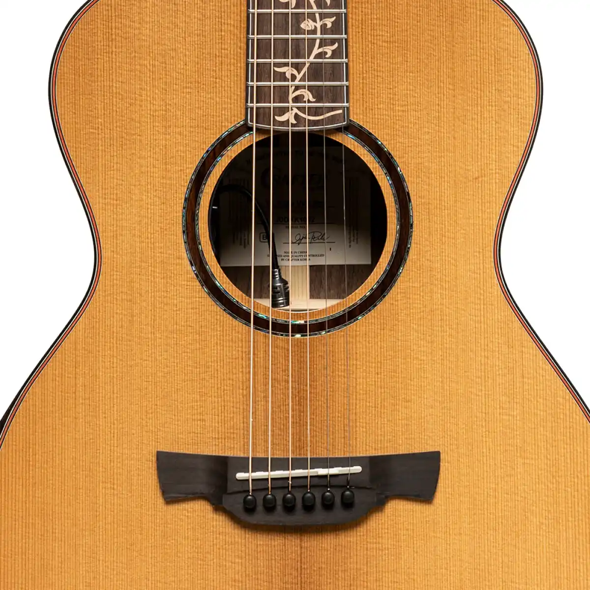 Crafter VL T28E Orchestra Acoustic-Electric Guitar - Image 5
