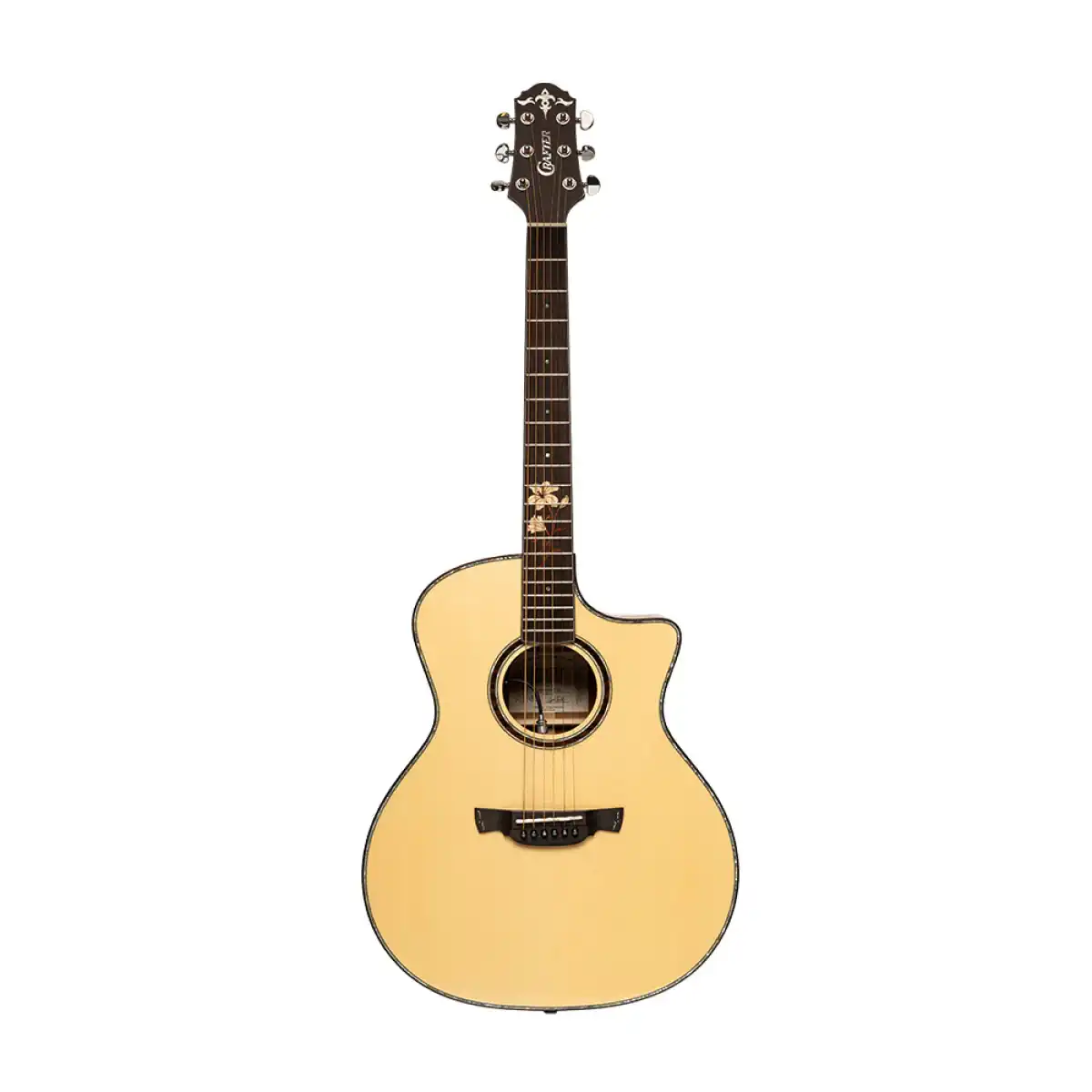 Crafter WF G-MAHO CE Cutaway Grand Auditorium Acoustic-Electric Guitar - Image 3