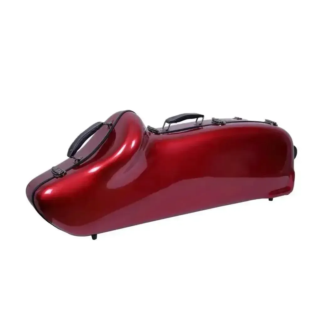 Crossrock CRF1020BS-RD Fiberglass Baritone Saxophone Case - Red - Image 4