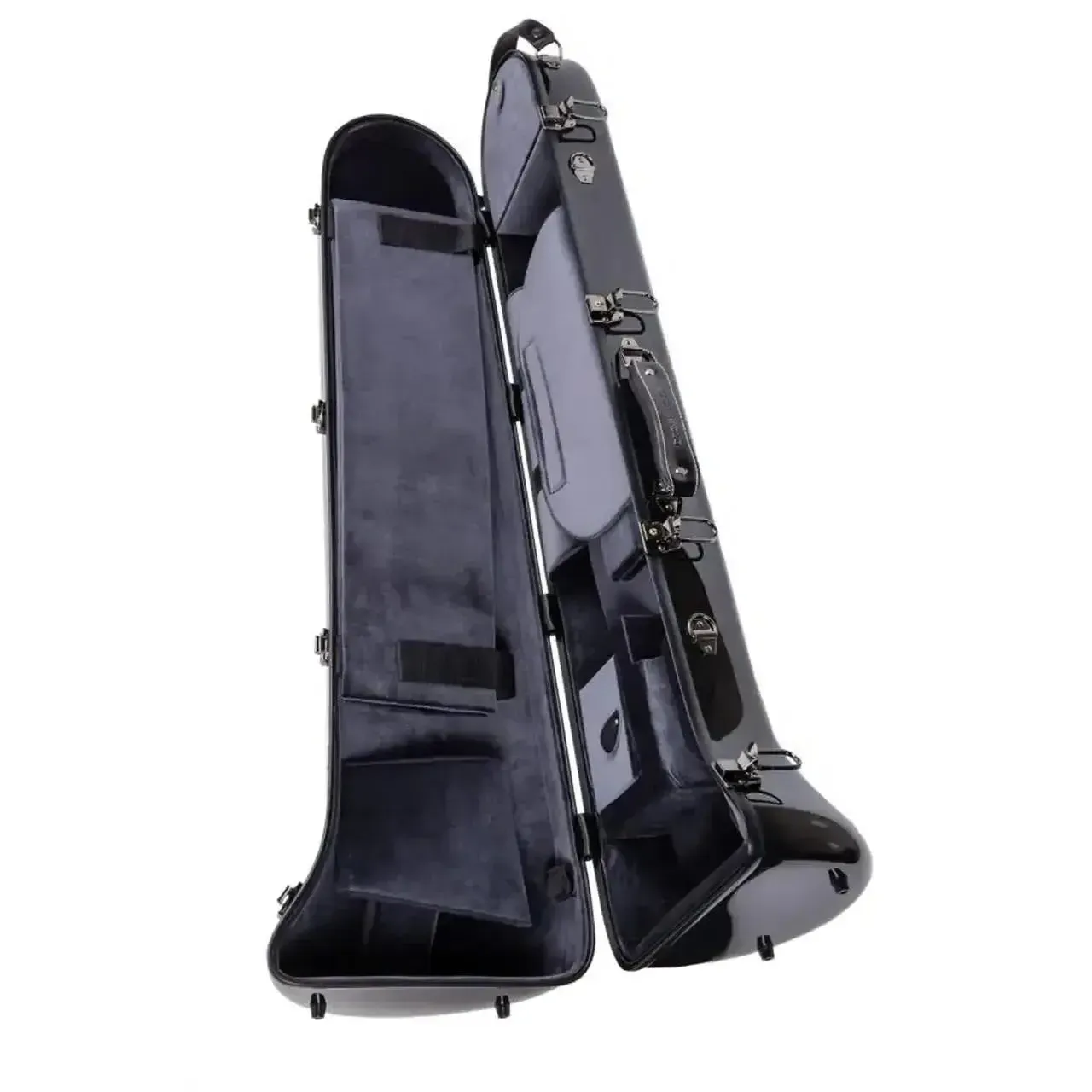 Crossrock CRF1020TB-BK Fiberglass Tenor Trombone Case - Black - Image 5