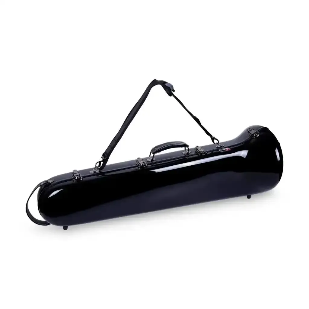 Crossrock CRF1020TB-BK Fiberglass Tenor Trombone Case - Black - Image 7