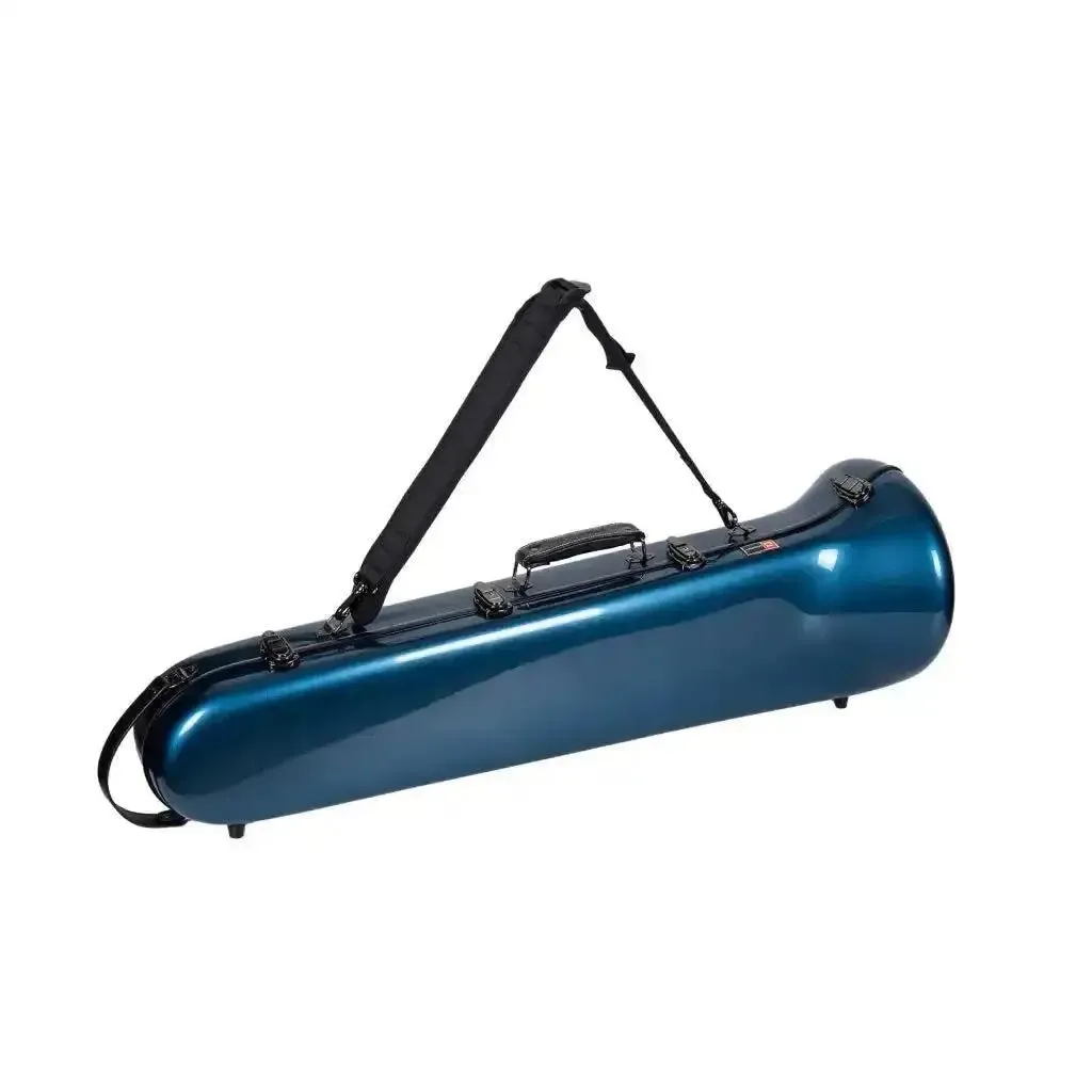 Crossrock CRF1020TB-BL Fiberglass Tenor Trombone Case - Blue - Image 3