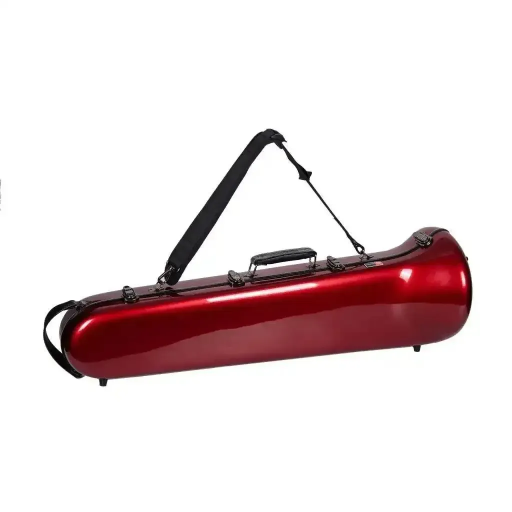 Crossrock CRF1020TB-RD Fiberglass Tenor Trombone Case - Red - Image 6