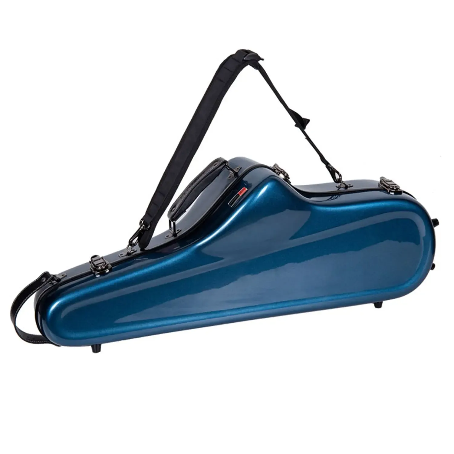 Crossrock CRF1020TS Fiberglass Tenor Saxophone Case - Blue - Image 3