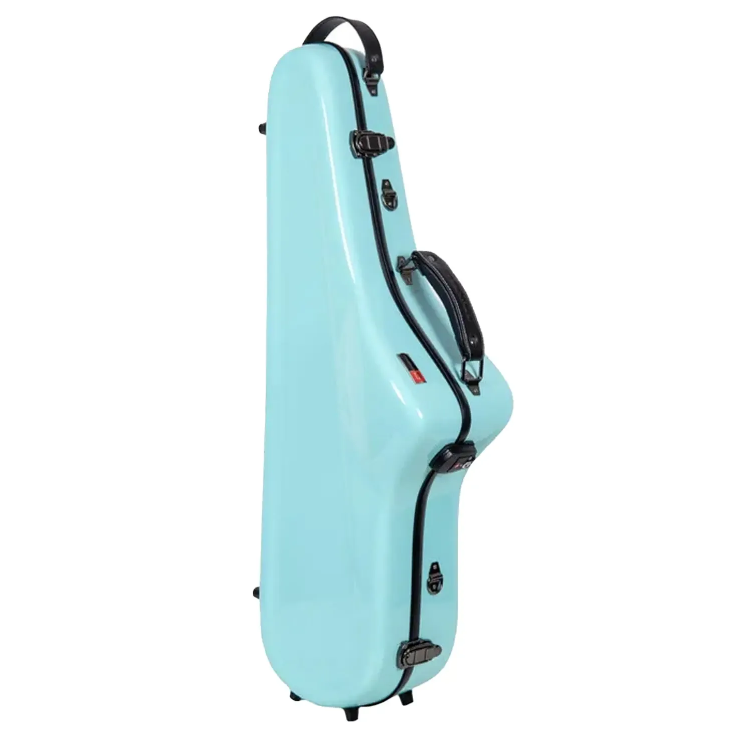 Crossrock CRF1020TS Fiberglass Tenor Saxophone Case - Light-Blue - Image 3