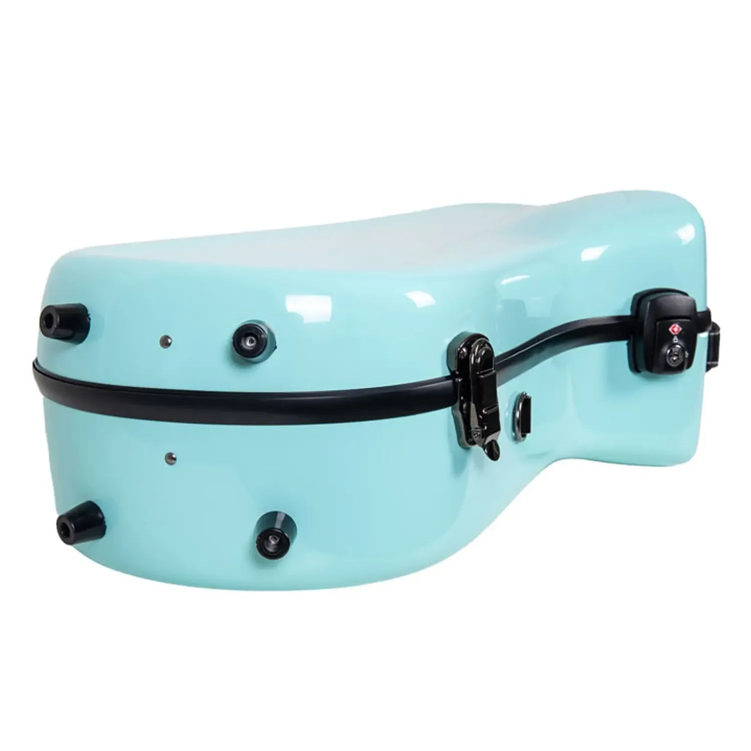 Crossrock CRF1020TS Fiberglass Tenor Saxophone Case - Light-Blue - Image 4