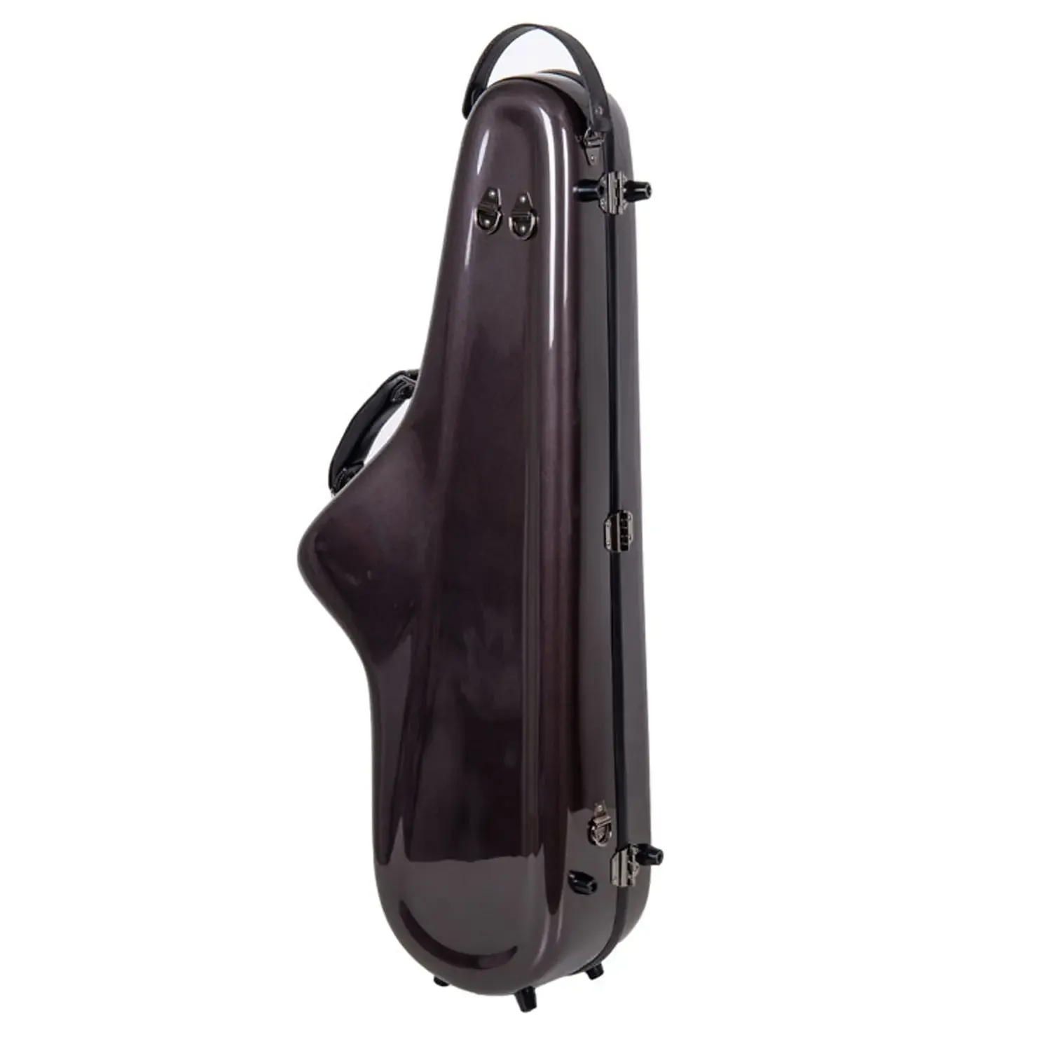 Crossrock CRF1020TS Fiberglass Tenor Saxophone Case - Space-Gray - Image 2